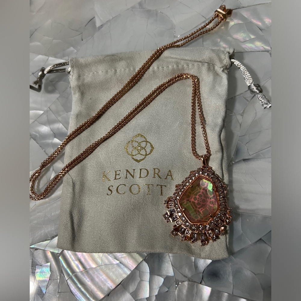 Kendra Scott Rose Gold Aria Necklace